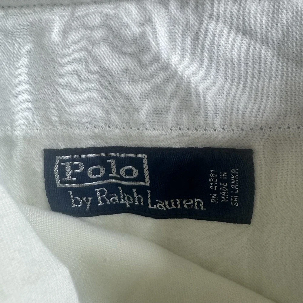 Polo Ralph Lauren Pants Mens 40x27 Blue Seersucker Stripe Cotton Chino Preppy